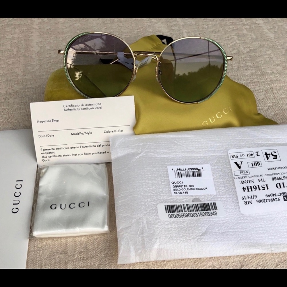 😎 NWT GUCCI 56MM Sunglasses - Picture 3 of 7